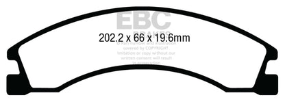 EBC 08+ Ford Econoline E450 Yellowstuff Rear Brake Pads