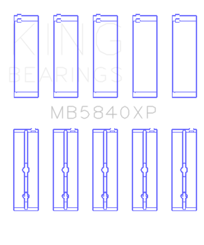 King Engine Bearings Chrysler 300 SRT8 (+0.25) Main Bearing Set