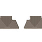 WeatherTech 14+ Chevrolet Silverado Rear Rubber Mats - Black