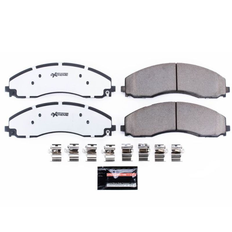Power Stop 17-19 Ford F-450 Super Duty Rear Z36 Truck &amp; Tow Pastillas de freno con hardware
