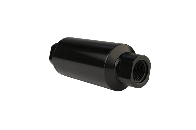 Filtro em linha aeromotivo - AN-10 - preto - 100 mícrons