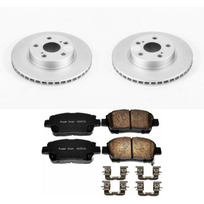 Power Stop 04-09 Toyota Prius Delantero Z17 Evolution Geomet Kit de freno revestido