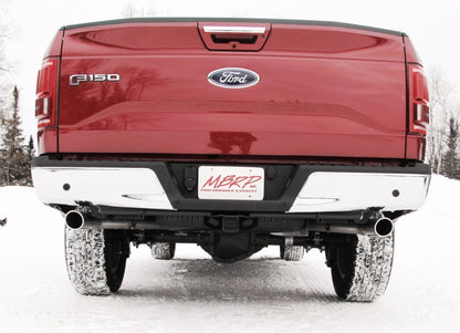 MBRP 2015 Ford F-150 5.0L 3in Cat Back Doble salida trasera AL Sistema de escape