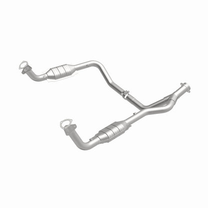 MagnaFlow DF Cat. Conv 95-99 Range Rover 4.0/4.6L GEMS Y-Pipe Assembly *NOT FOR SALE IN CALIFORNIA*