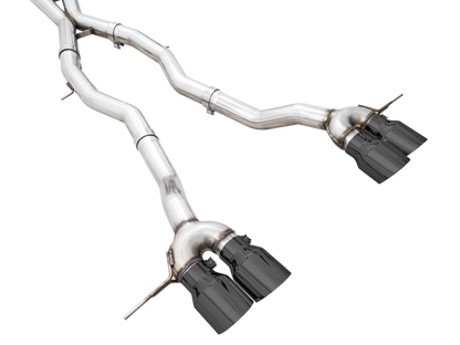 Escape Catback AWE Track Edition para BMW G8X M3/M4 - Ponteiras Diamond Black