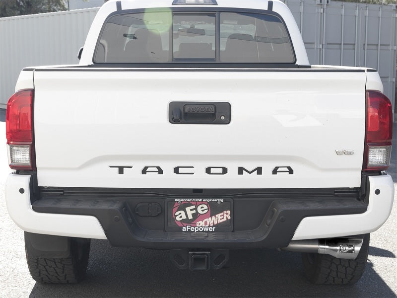 aFe MACH Force-Xp 2-1/2in 304 SS Cat-Back Escape con puntas pulidas 2016+ Toyota Tacoma 2.7L/3.5L