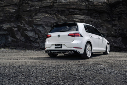 MBRP 15-19 VW Golf R MK7/MK7.5 3in T304 Cat Back Escape con puntas de fibra de carbono