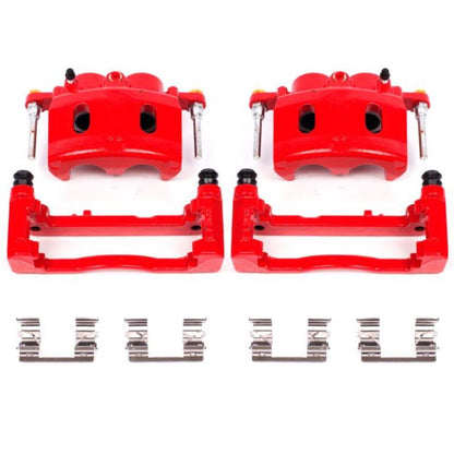 Power Stop Cadillac Escalade Front Red Calipers 08-16 com suportes - Par