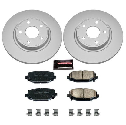 Power Stop 12-16 Chrysler Town &amp; Country Rear Z17 Evolution Geomet Juego de frenos revestidos