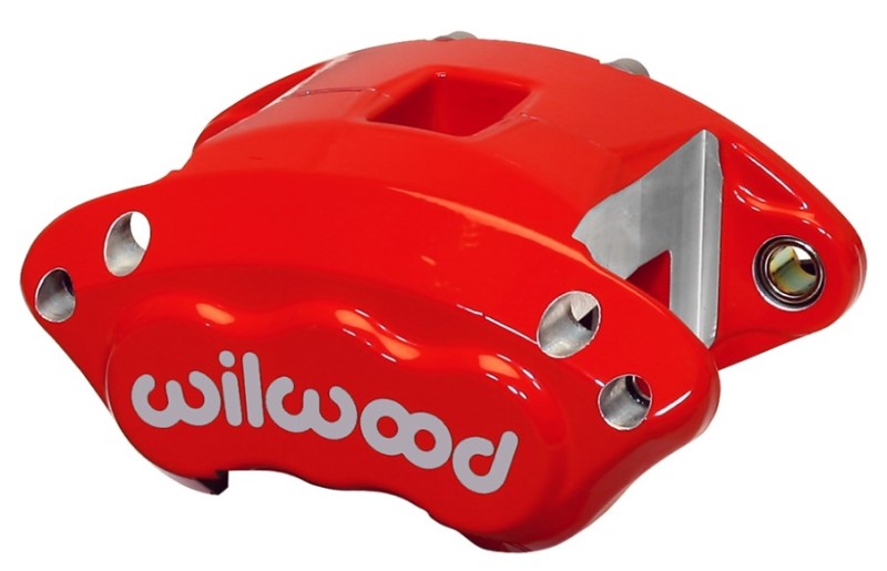 Wilwood Caliper-D52-Vermelho 1,62/1,62 pol. Pistões Disco de 0,81 pol.