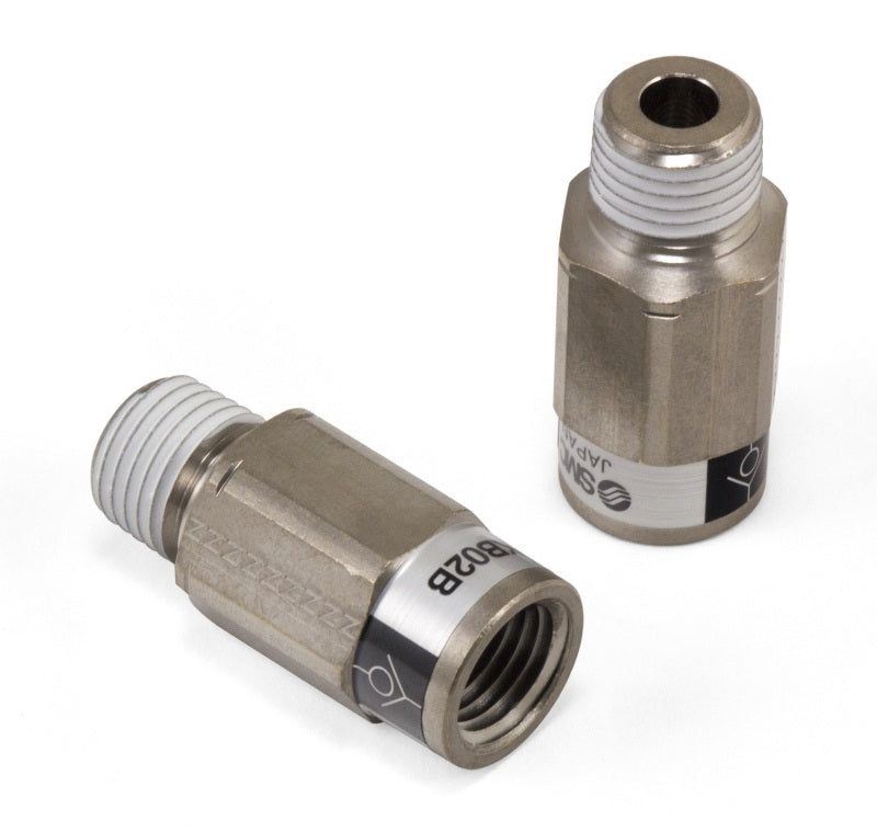 Válvula de retenção de elevação pneumática 1/4 pol. FNPT x 1/4 pol. MNPT - SMC - AKB02B-N02S
