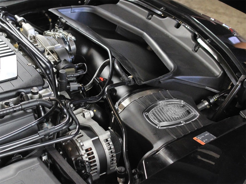 aFe Momentum Pro DRY S Sistema de admissão de ar frio 15-17 Chevy Corvette Z06 (C7) V8-6.2L (sc)