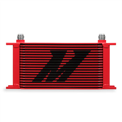 Enfriador de aceite universal de 19 hileras Mishimoto - Rojo