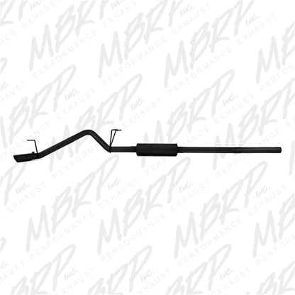 MBRP 09-14 Dodge Ram 1500 5.7L Cat-Back Single Side AL - Negro