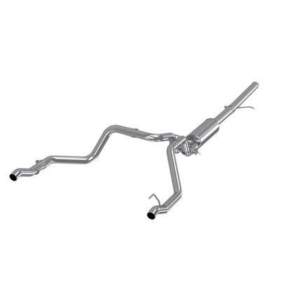 MBRP 2019 Chevrolet Silverado 1500 4.3L/5.3L 2.5in Cat Back Salida trasera doble - T304
