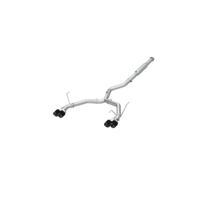 MBRP 2022+ Subaru WRX 3in Cat-Back Dual Split Trasero Quad Puntas de fibra de carbono Race Profile Escape