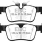 EBC 2017+ Volvo S90 2.0L Turbo Yellowstuff Rear Brake Pads