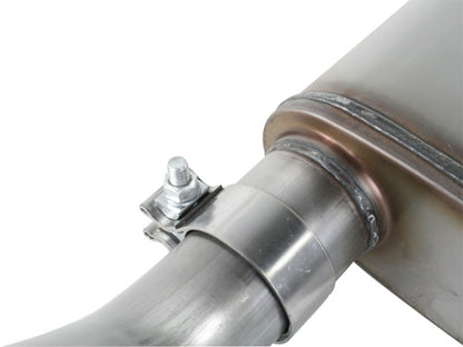 Escapes aFe MACHForce XP Cat-Back SS-409 EXH Jeep Wrangler TJ 97-06 I6-4.0L HT - 2,5 pol.