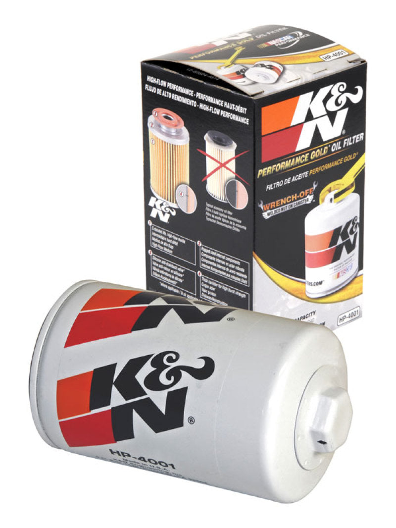 K&N 83-89 Porsche 2.5L / 89-94 Porsche 944 3.0L / 92-95 Porsche 968 3.0L Performance Gold Oil Filter