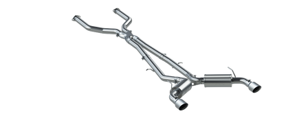 MBRP 16-22 Infiniti Q50 3.0L FWD/AWD 3in Cat Back con puntas de 4.5in OD - T304
