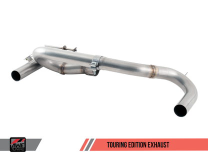 AWE Tuning BMW F3X 340i Touring Edition Escape traseiro - Pontas cromadas (90 mm)