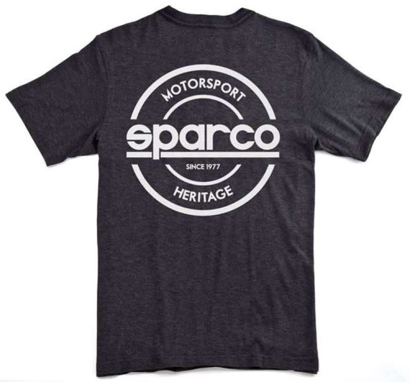 Camiseta Sparco Seal Carvão Jovem Grande