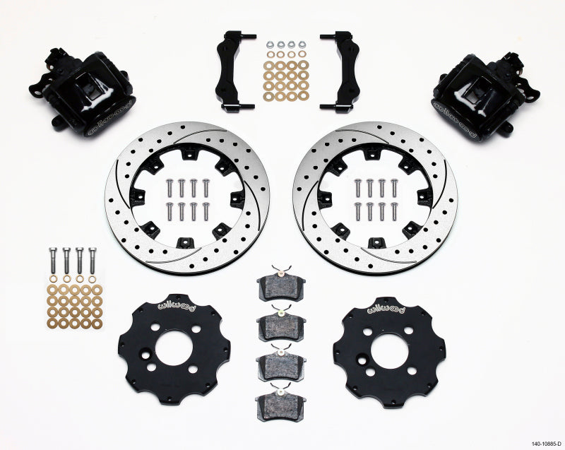 Kit de freio de estacionamento traseiro combinado Wilwood 11,75 pol. Perfurado Mini Cooper