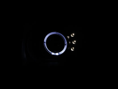 ANZO 2003-2006 Honda Element Projector Faróis c/ Halo Black