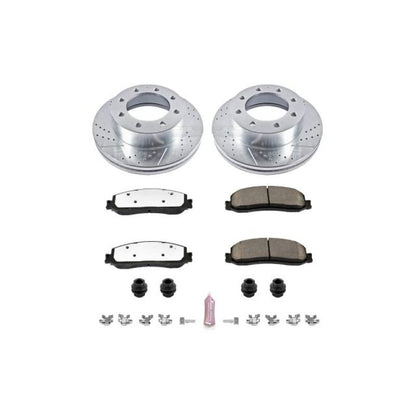 Power Stop 2012 Ford F-350 Super Duty Front Z36 Kit de freio para caminhão e reboque