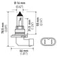 Hella 9006 12V 55W Halogen Bulb