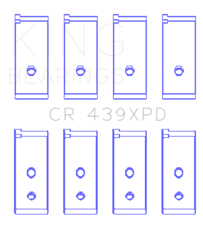 King Engine Bearings Honda B-Series Dowel Performance Rod Bearing Set - Size STD