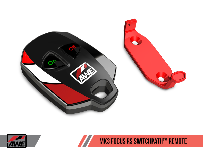AWE Tuning Ford Focus RS SwitchPath Cat-Back Exhaust - Chrome Silver Tips
