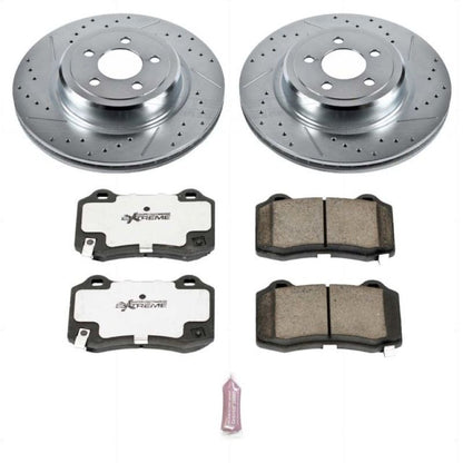 Kit de freio Power Stop 05-10 Chrysler 300 traseiro Z26 Street Warrior