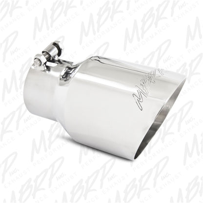 MBRP Punta universal 4,5 pulg. DE Pared doble Ángulo Entrada de 3 pulg. Longitud de 8 pulg. T304