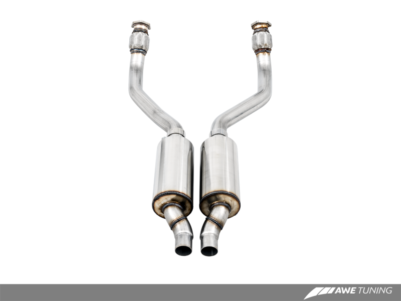 AWE Tuning Audi B8 / C7 3.0T Resonated Downpipes para S4 / S5 / A6 / A7