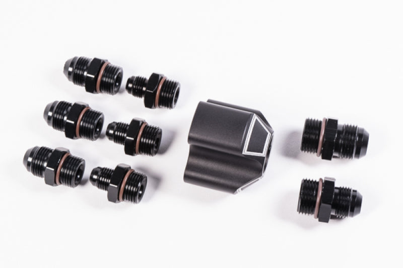 Radium Engineering 3 em 1 bloco de distribuição com acessórios