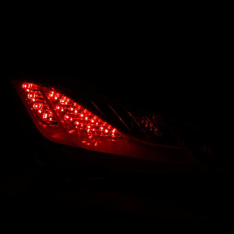 ANZO 2010-2013 Hyundai Genesis Lanternas traseiras de LED Fumaça