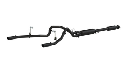 MBRP 2015 Ford F-150 5.0L 3in Cat Back Dual Split Salida trasera Sistema de escape negro