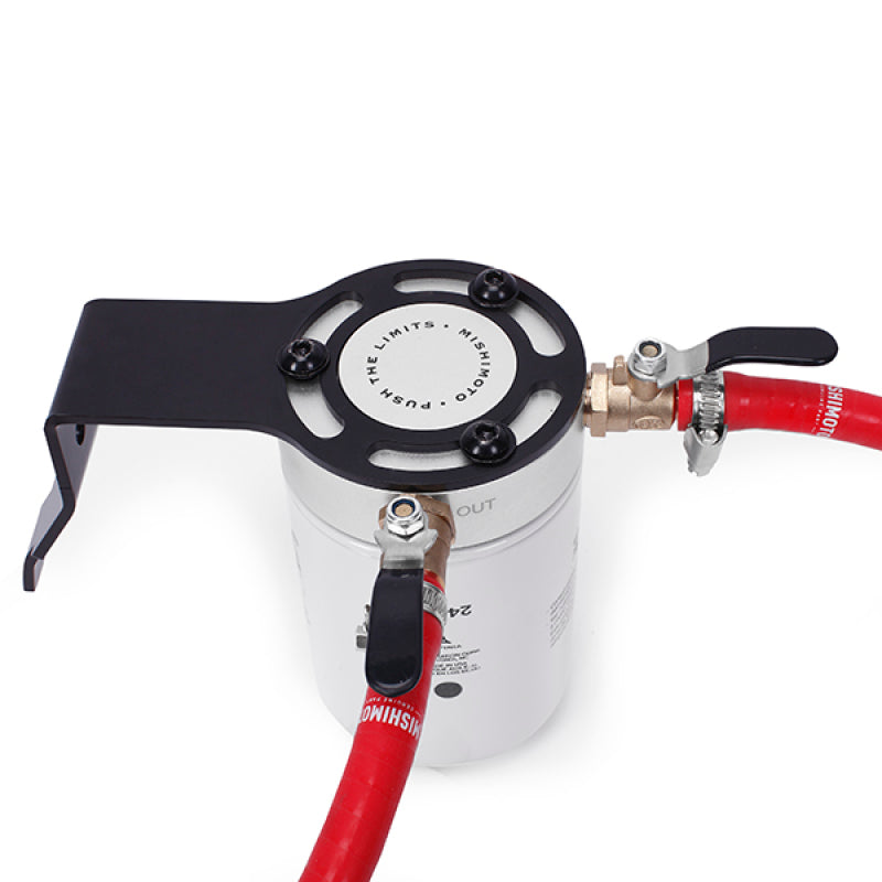 Mishimoto 03-07 Ford 6.0L Powerstroke Coolant Filtration Kit - Vermelho