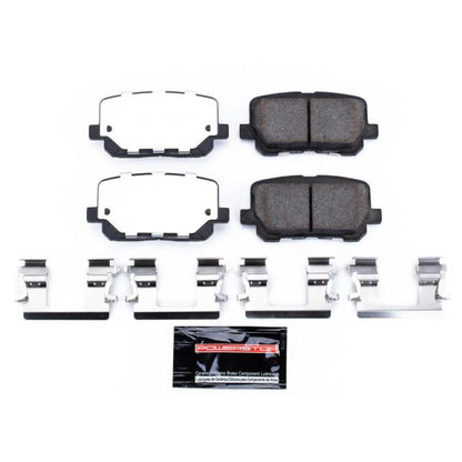 Power Stop 14-19 Dodge Charger Trasero Z26 Extreme Street Pastillas de freno con hardware
