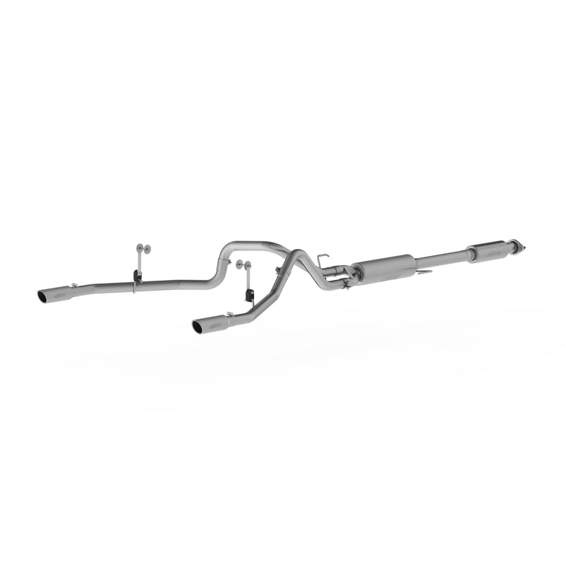 MBRP 2015 Ford F-150 5.0L 3in Cat Back Dual Split Salida trasera T409 Sistema de escape