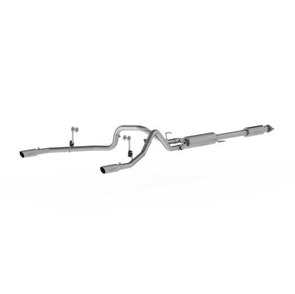 MBRP 2015 Ford F-150 5.0L 3in Cat Back Dual Split Salida trasera T409 Sistema de escape
