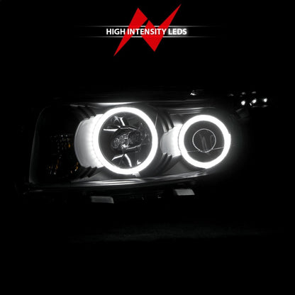 ANZO 2008-2010 Scion Xb Proyector Faros delanteros con Halo Negro