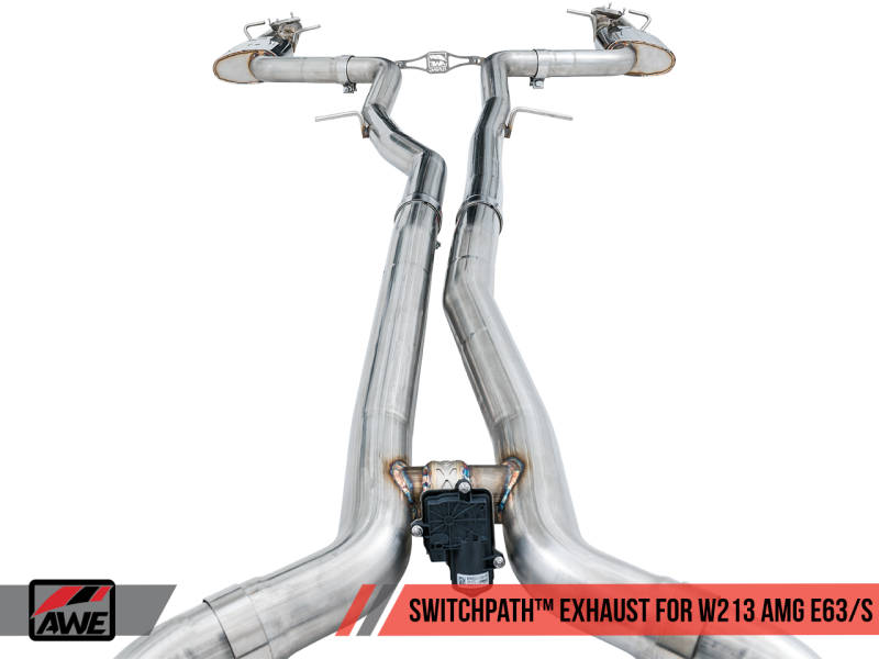 Sistema de escape AWE Tuning Mercedes-Benz W213 AMG E63/S Sedan/Wagon SwitchPath - para carros DPE