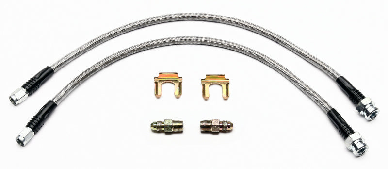 Wilwood Flexline Kit dianteiro 1995-98 Nissan 240SX com pinça FSL4