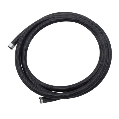 Russell Performance -6 AN ProClassic II Manguera negra (rollo de 20 pies preempaquetado)
