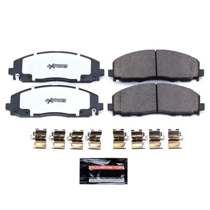 Power Stop 17-19 Chrysler Pacifica Front Z36 Truck &amp; Tow Pastillas de freno con hardware
