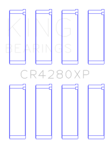 King Engine Bearings Subaru WRX/STi EJ20/EJ22/EJ25 48mm Rod (Size +0.5) Performance Rod Bearing Set
