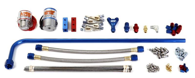 Nitrous Oxide System - NOS Pro Race Professional Fogger Nitrous System Stainless Steel Soft Plume Nozzles (04468NOS)