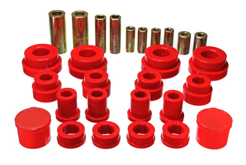Energy Suspension 02-09 350Z / 03-07 Infiniti G35 Vermelho Conjunto de Buchas do Braço de Controle Dianteiro